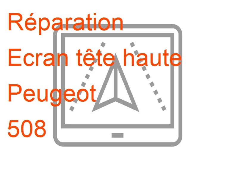 Ecran tête haute Peugeot 508
