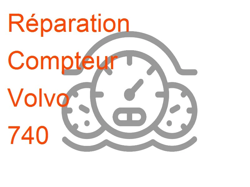 Compteur Volvo 740