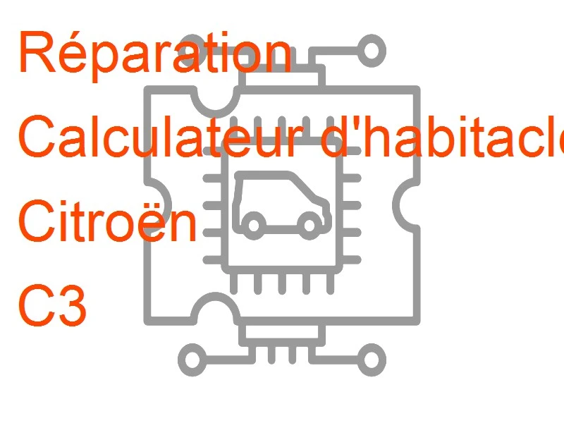 Calculateur d'habitacle BSI Citroën C3