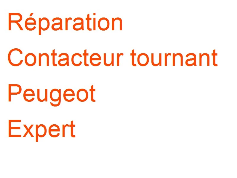 Contacteur tournant Peugeot Expert