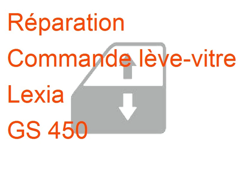 Commande lève-vitre Lexia GS 450