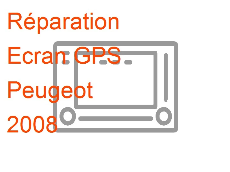 Ecran GPS Peugeot 2008