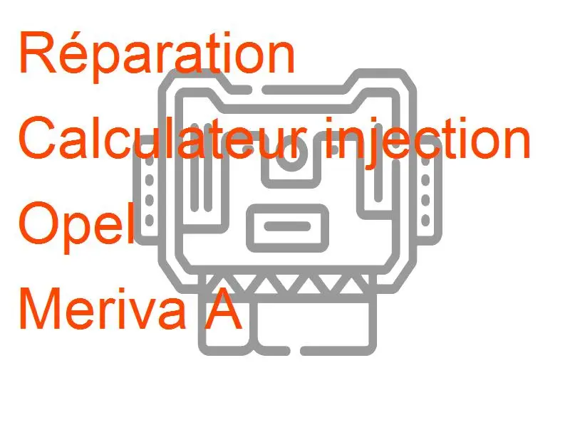 Calculateur injection Opel Meriva A Delphi MT35E 2.1