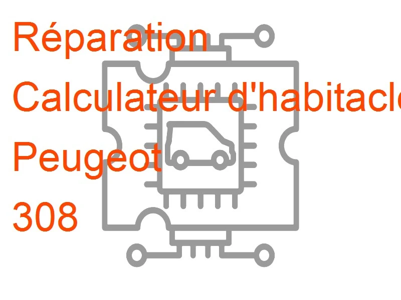 Calculateur d'habitacle BSI Peugeot 308