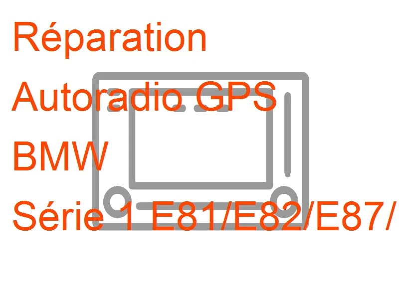 Autoradio GPS BMW Série 1 E81/E82/E87/E88