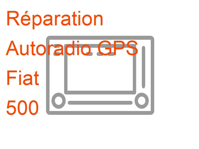 Autoradio GPS Fiat 500