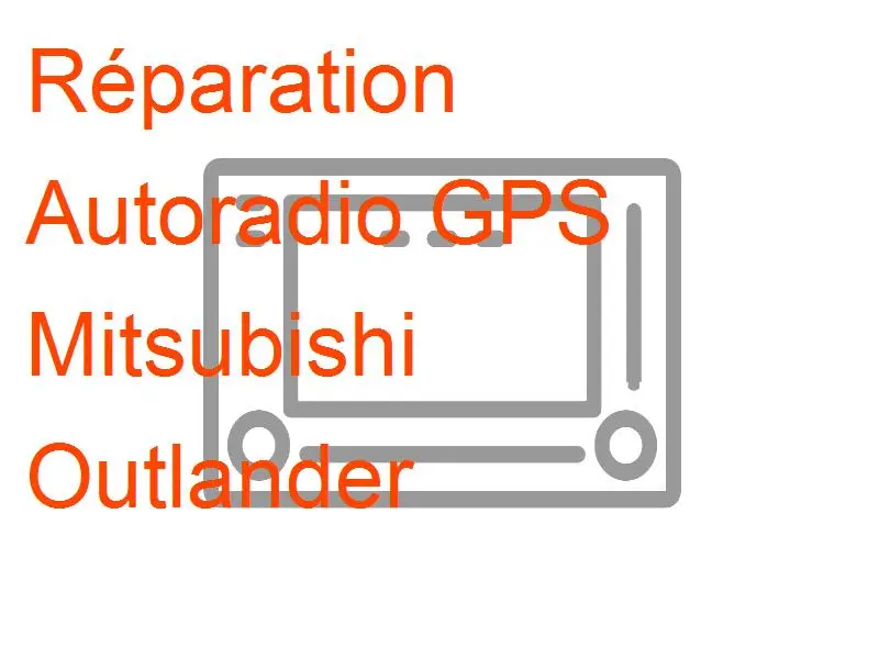 Autoradio GPS Mitsubishi Outlander Mitsubishi MMCS