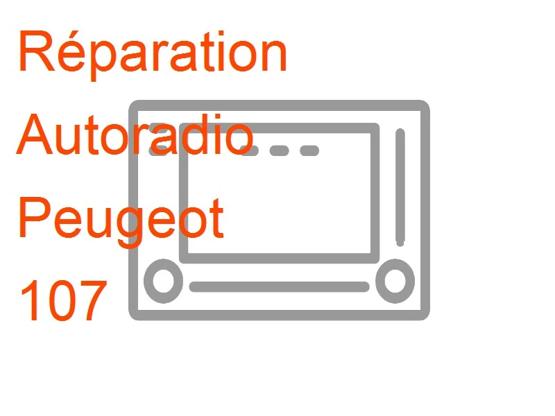 Autoradio Peugeot 107 Pioneer RDE