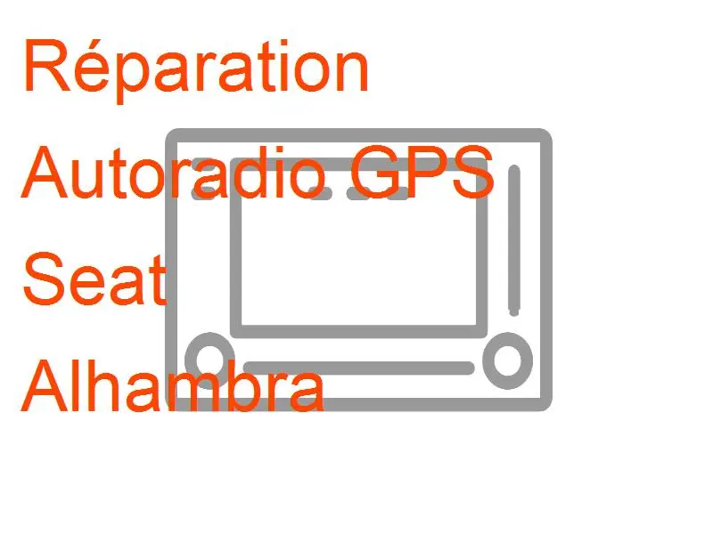 Autoradio GPS Seat Alhambra