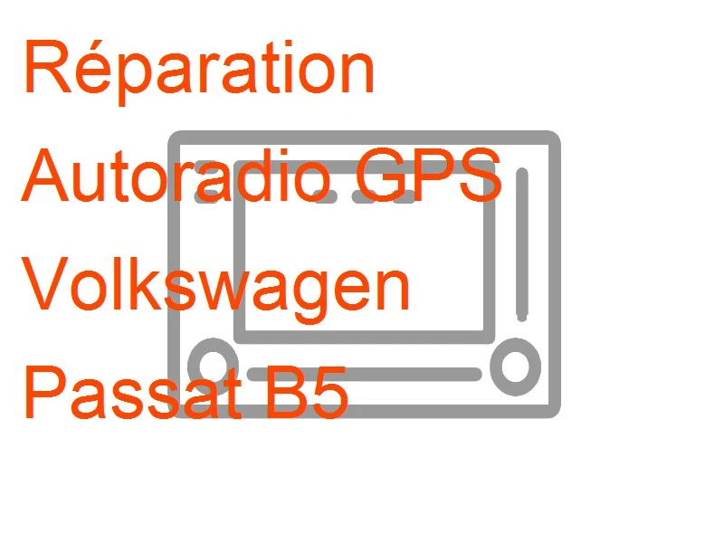Autoradio GPS Volkswagen Passat B5 Blaupunkt MFD2