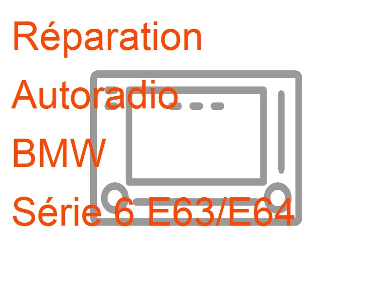 Autoradio BMW Série 6 E63/E64