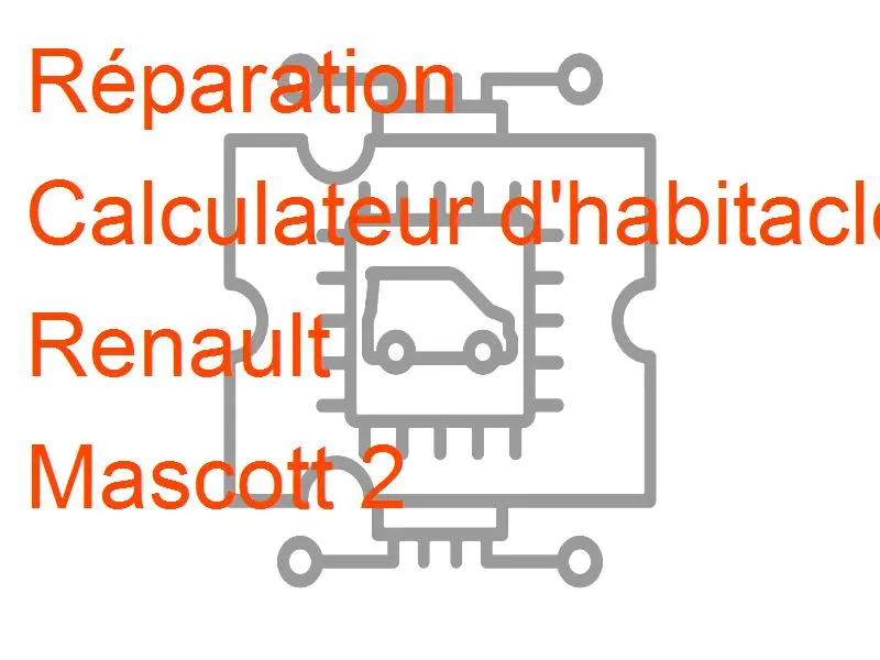 Calculateur d'habitacle UCH Renault Mascott 2