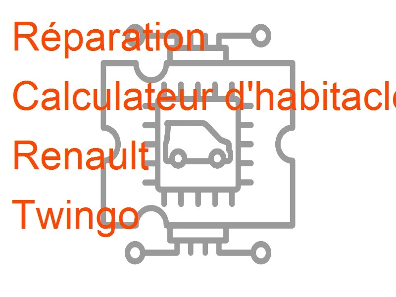 Calculateur d'habitacle UCH Renault Twingo