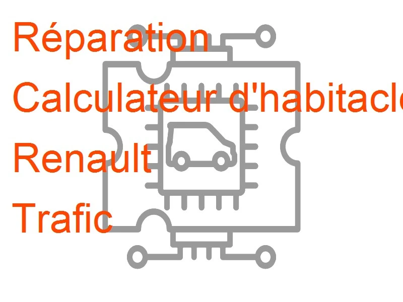 Calculateur d'habitacle UCH Renault Trafic