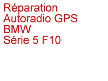Autoradio GPS BMW Série 5