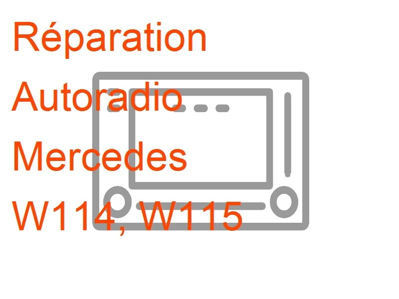 Autoradio Mercedes W114, W115