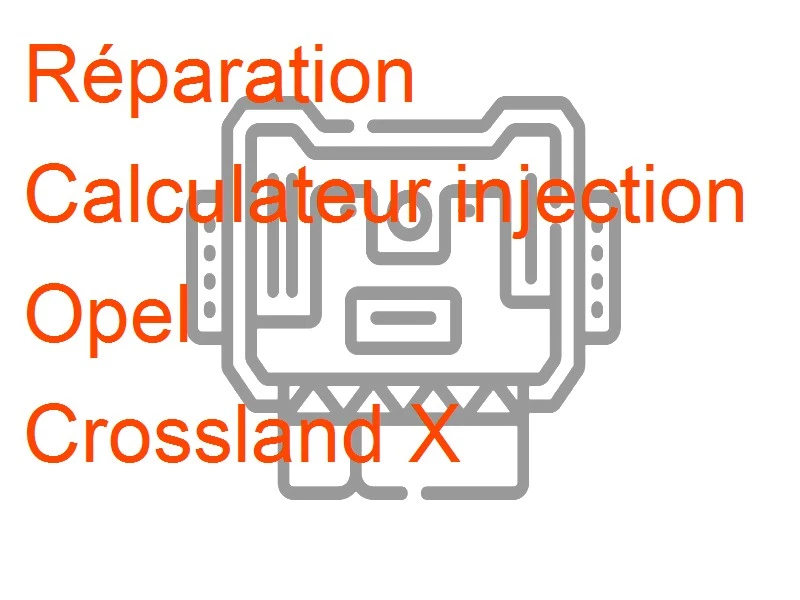 Calculateur injection Opel Crossland X