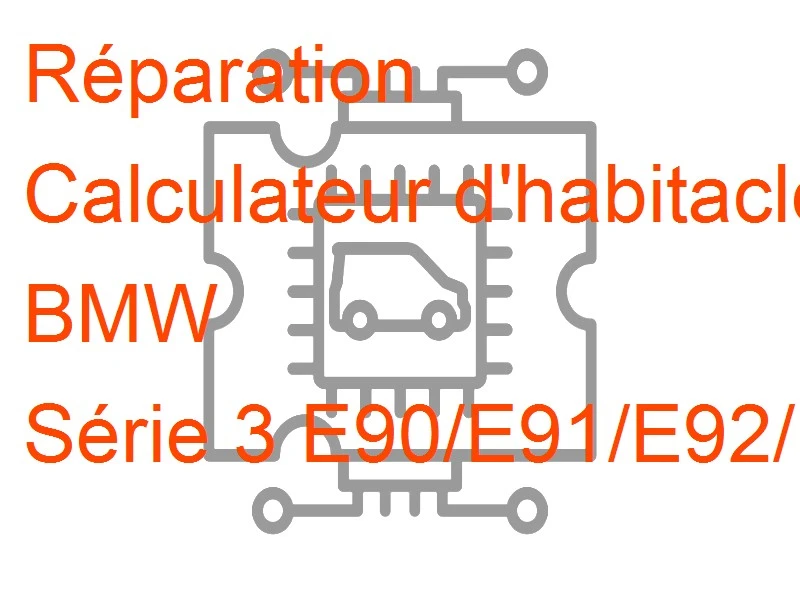 Calculateur d'habitacle Body Computer BMW Série 3 E90/E91/E92/E93