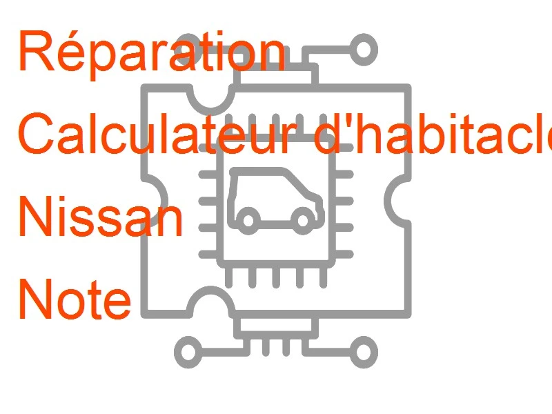 Calculateur d'habitacle BCM UCH Nissan Note