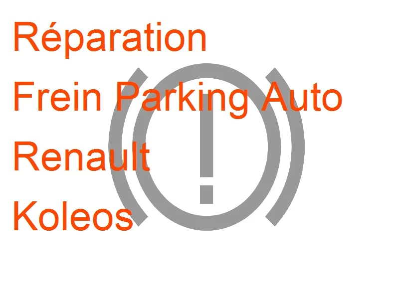 Frein Parking Auto Renault Koleos