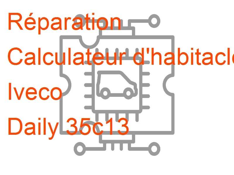 Calculateur d'habitacle Body Computer Iveco Daily 35c13