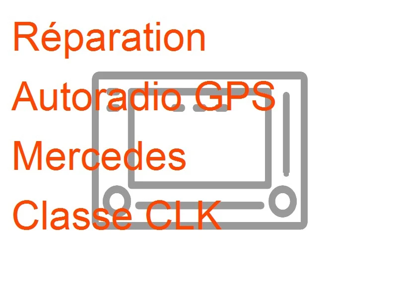 Autoradio GPS Mercedes Classe CLK