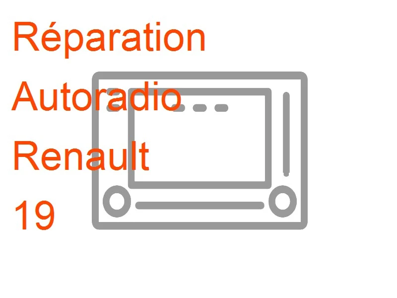 Autoradio Renault 19