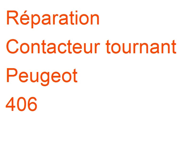Contacteur tournant Peugeot 406