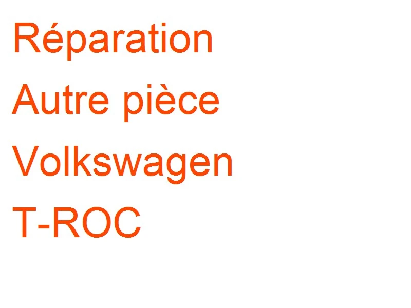 Autre pièce Volkswagen T-ROC