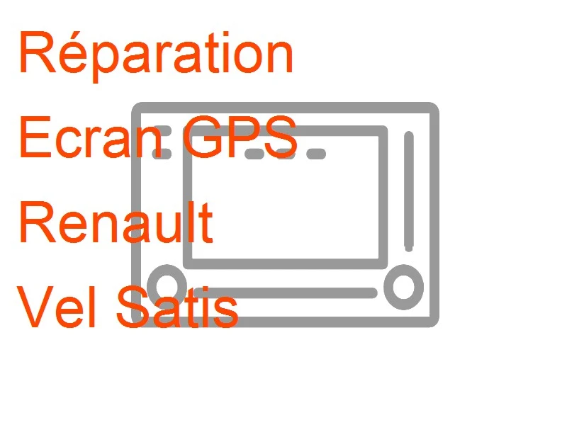 Ecran GPS Renault Vel Satis Sagem 8200001376
