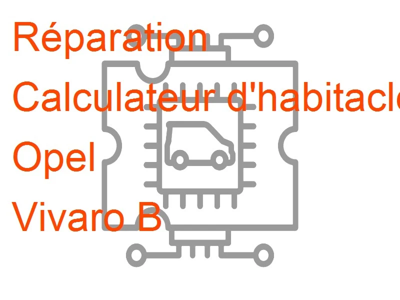 Calculateur d'habitacle BCM UCH Opel Vivaro B