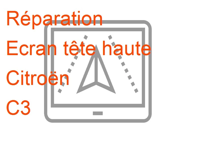 Ecran tête haute Citroën C3