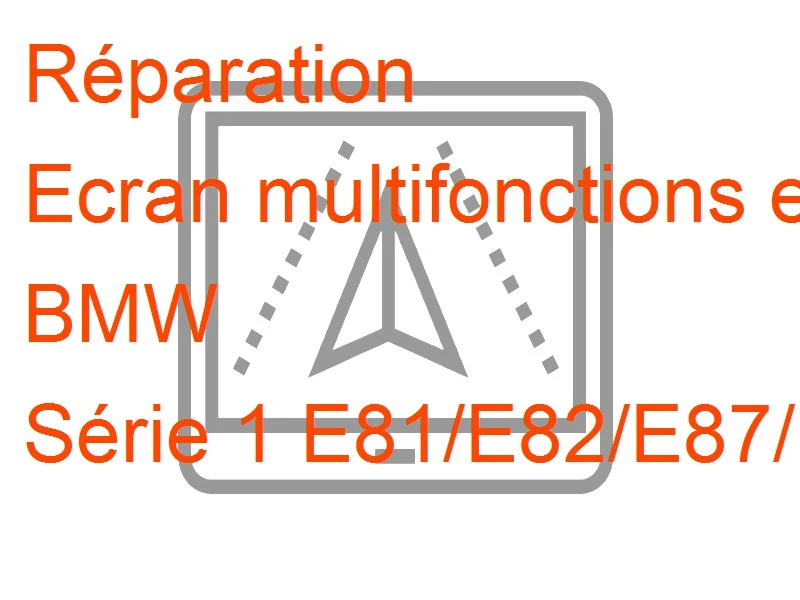 Ecran multifonctions escamotable BMW Série 1 E81/E82/E87/E88