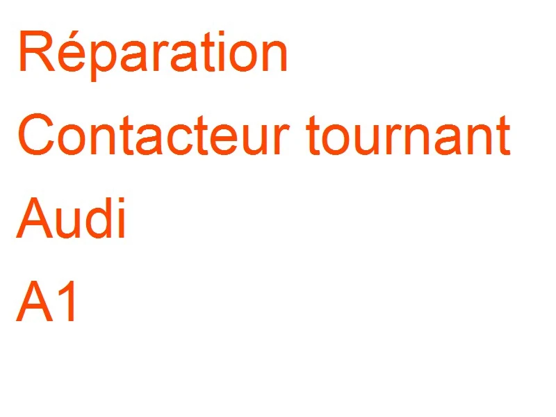 Contacteur tournant Audi A1