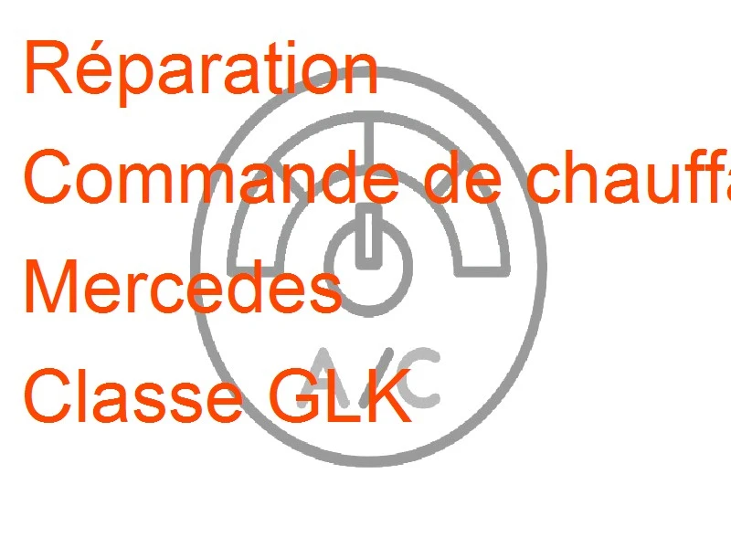 Commande de chauffage Mercedes Classe GLK