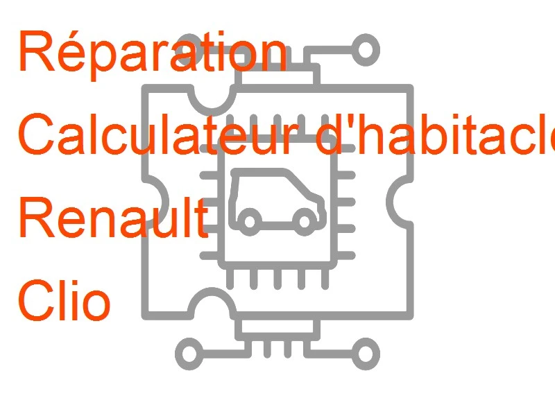 Calculateur d'habitacle UCH Renault Clio