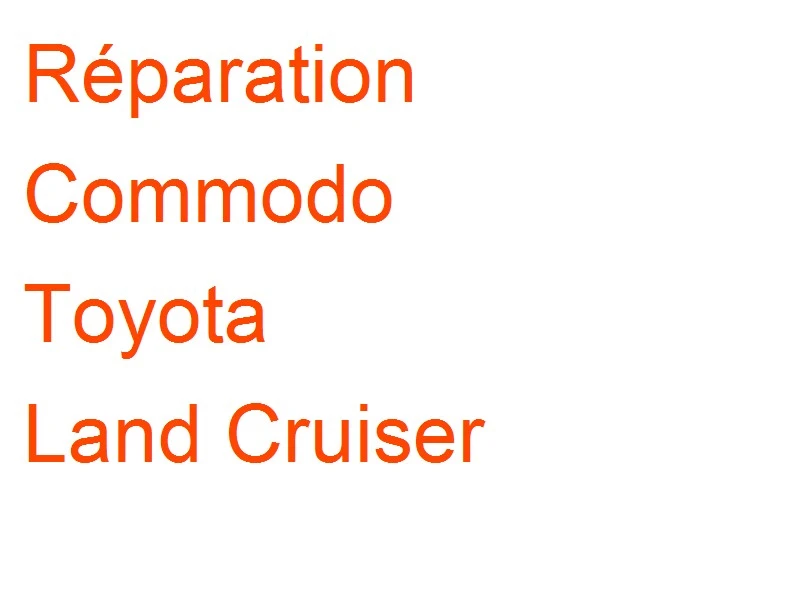 Commodo Toyota Land Cruiser