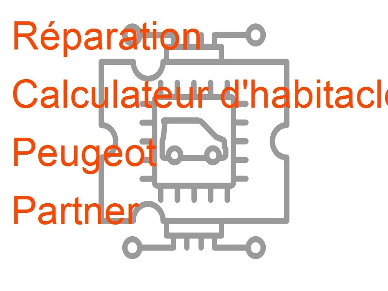 Calculateur d'habitacle BSI Peugeot Partner