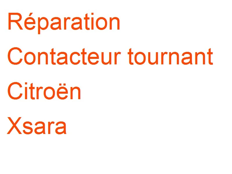 Contacteur tournant Citroën Xsara