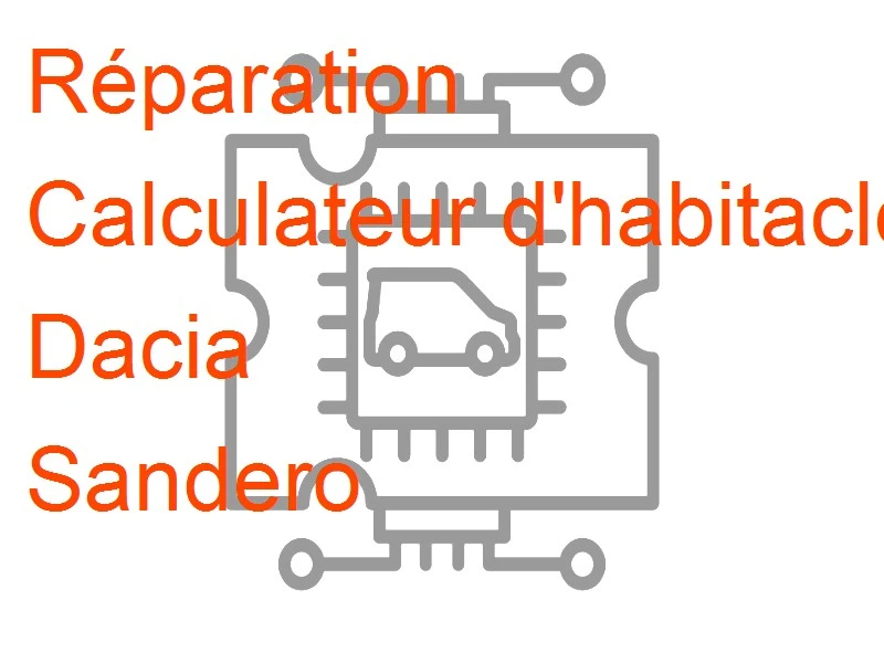 Calculateur d'habitacle UCH Dacia Sandero