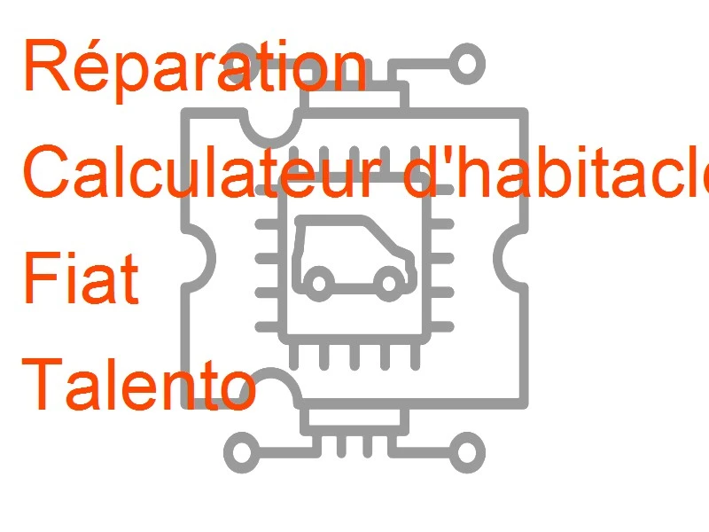 Calculateur d'habitacle BCM UCH Fiat Talento
