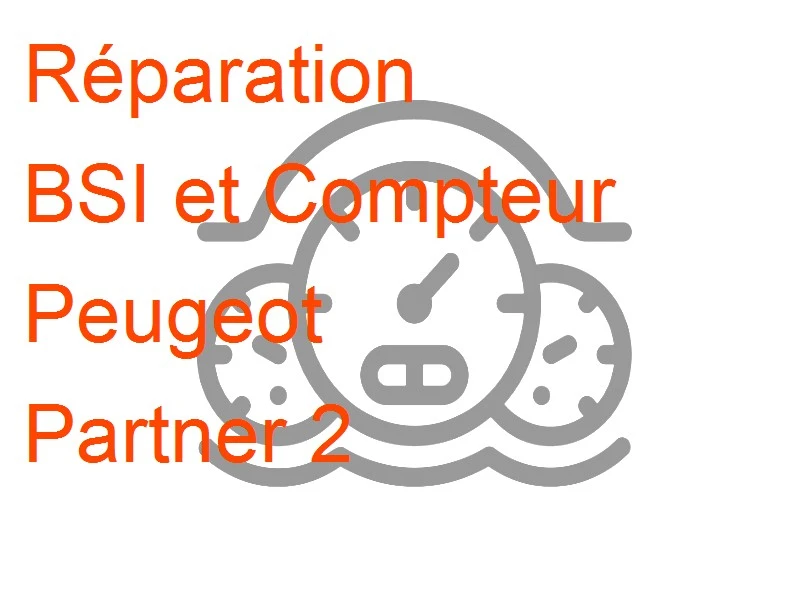 BSI et Compteur Peugeot Partner 2 Johnson Controls (JCAE) BSI04EV K