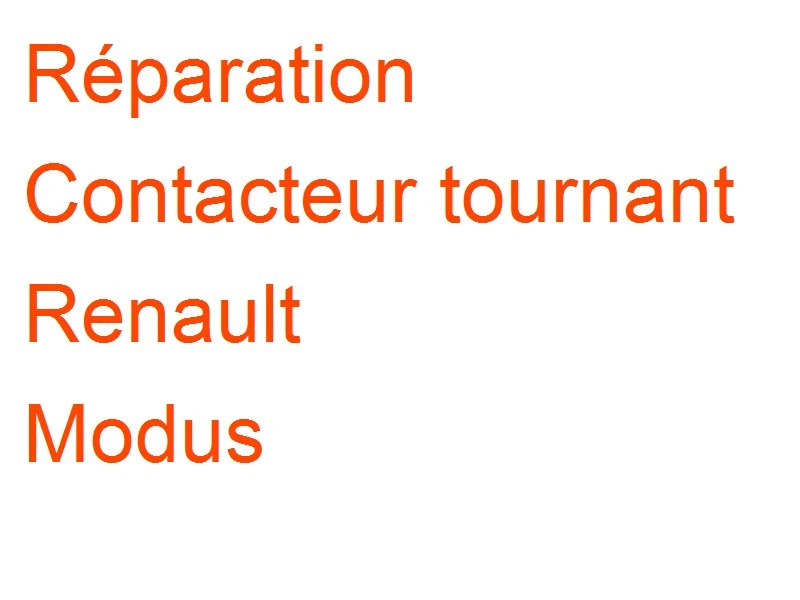 Contacteur tournant Renault Modus