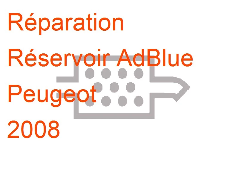 Réservoir AdBlue Peugeot 2008
