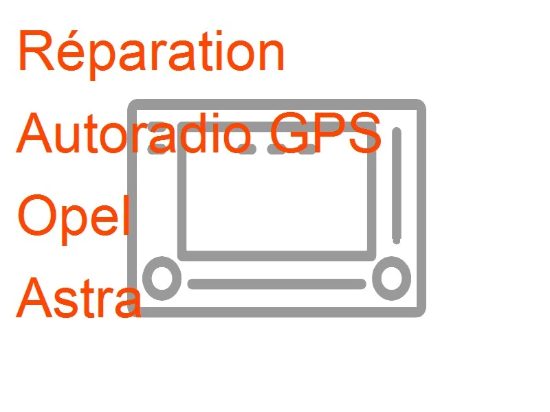 Autoradio GPS Opel Astra