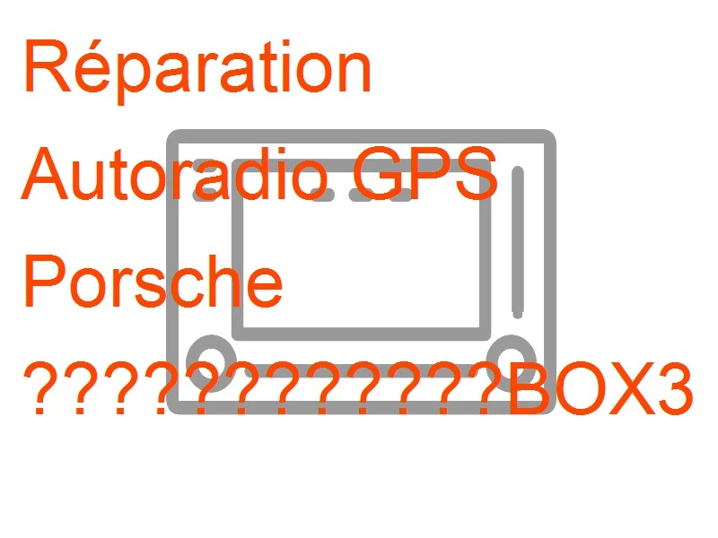 Autoradio GPS Porsche ????????????BOX3 Weltweit PCM3.1