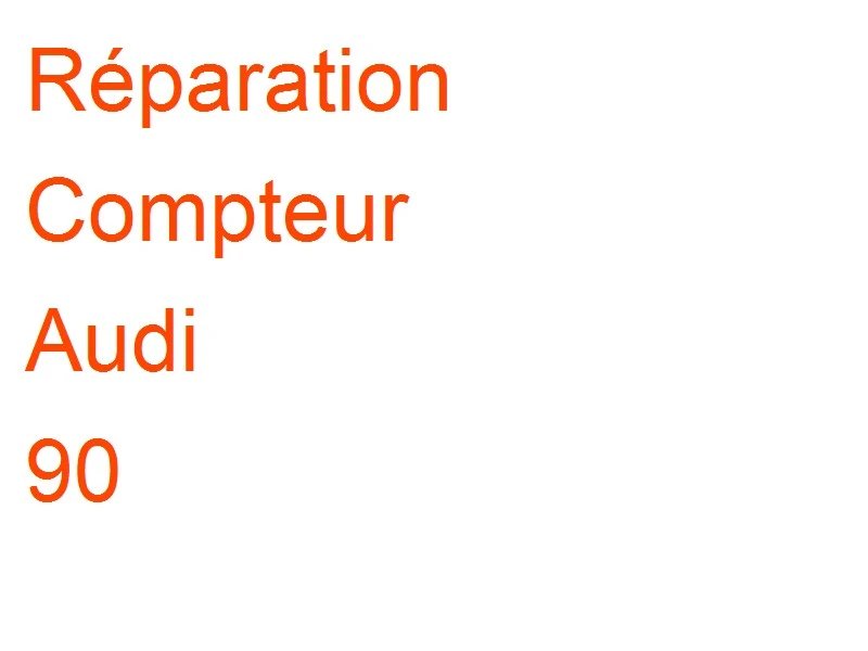 Compteur Audi 90 Type 2