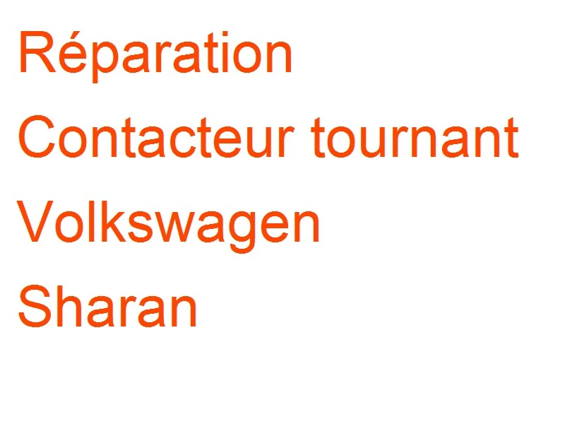 Contacteur tournant Volkswagen Sharan