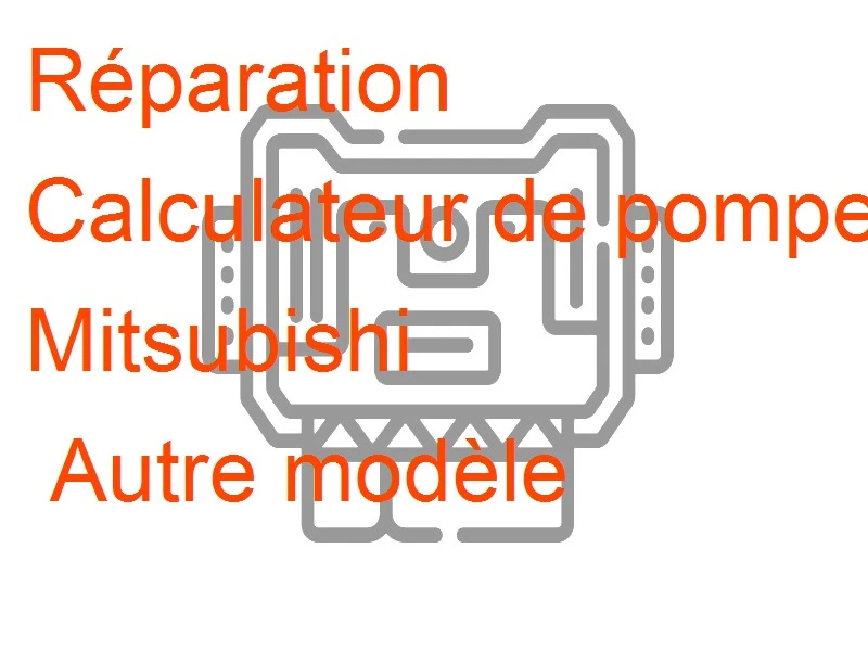 Calculateur de pompe à injection Mitsubishi Autre modèle