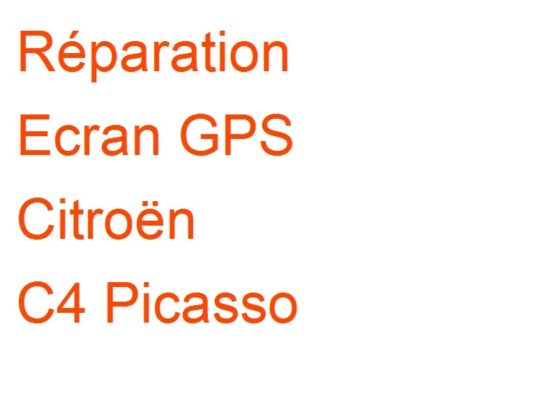 Ecran GPS Citroën C4 Picasso Continental DEVHRP